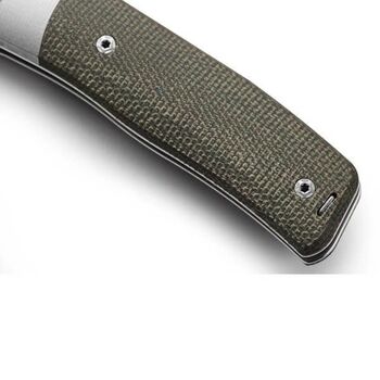 Lionsteel Klappmesser „NiNi“ micarta grün/titanium NN2.CVG