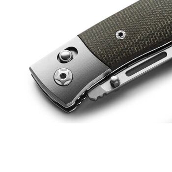 Lionsteel Klappmesser „NiNi“ micarta grün/titanium NN2.CVG