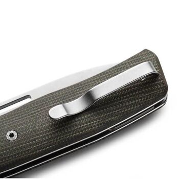 Lionsteel Klappmesser „NiNi“ micarta grün/titanium NN2.CVG