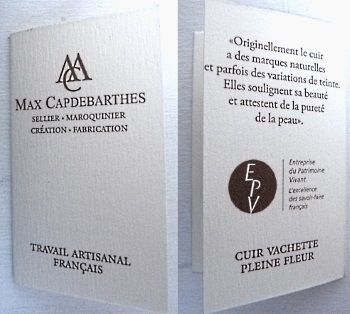 Max Capdebarthes Etui „Segala“ Peru 12cm 51812