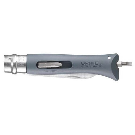 Opinel-Messer Nr. 9 Bricolage grauer Griff 12cm 17926