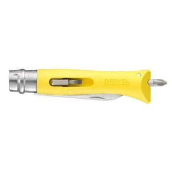 Opinel knife N° 9 Bricolage yellow handle 12cm 18046