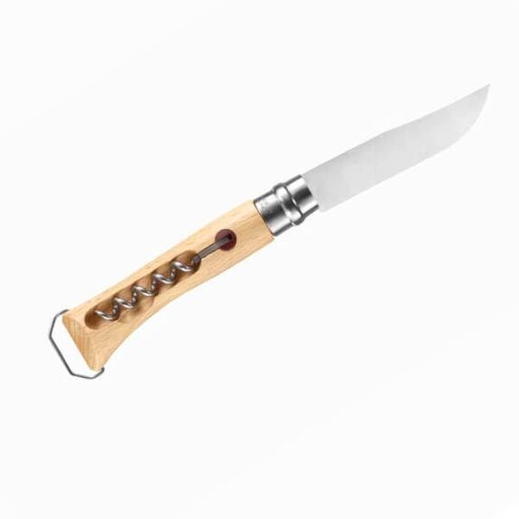 couteau Opinel N° 10 VRI tire-bouchon/décapsuleur 3 pièces