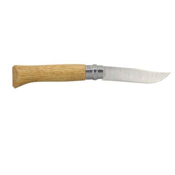 Opinel knife N° 8 VRI ‘Animalia America’ Elan oak handle 11cm