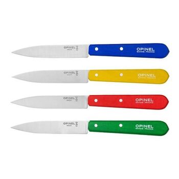 Opinel 4 office knife set No. 112 with hornbeam handle 946.P