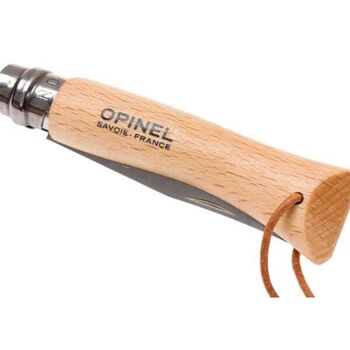 Opinel No. 7 VRI Beech Knife + Baroudeur Link 91372