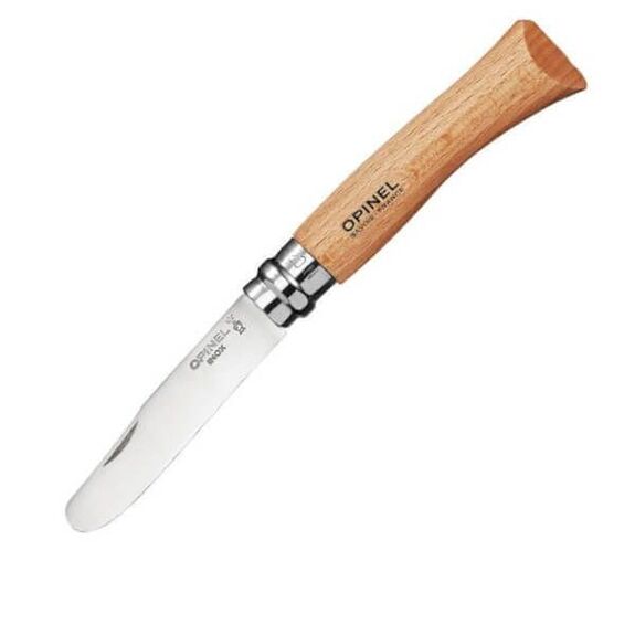Mein erstes Opinel Nr. 7 VRI Buchenholz-Geschenkset + Etui 12400
