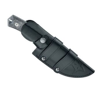 Fox "OXYLOS" Bushcraft Fixed Blade Knife with Black Handle FX.6161MB