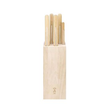 Bloc garni pain 5 couteau Opinel "Parallèle" manche hêtre 24202