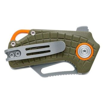 Black Fox Puck G10 green pocket knife 761OD