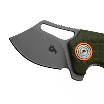 Black Fox Puck G10 green pocket knife 761OD