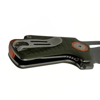 Black Fox Puck G10 green pocket knife 761OD