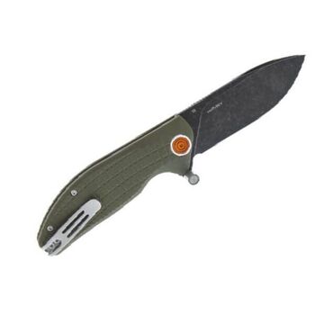 Black Fox Acutus G10 green pocket knife 764OD
