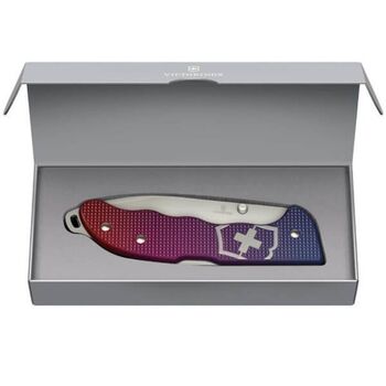 Victorinox Evoke Alox Schweizer Messer rot und blau