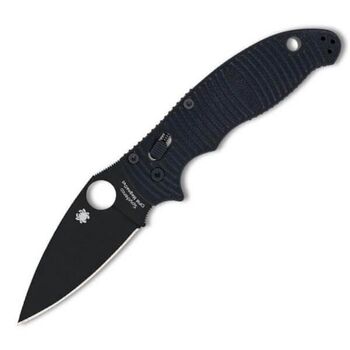 Spyderco Manix 2 Salt folding knife, all black
