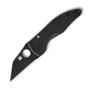 MICROJIMBO SALT" Spyderco folding knife black