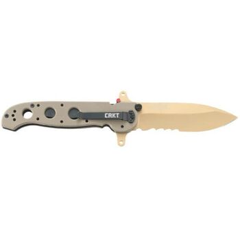 Couteau pliant mixte CRKT "M21-14DSFG" G10 désert