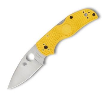 C41PYL5 Spyderco Native 5 Salt yellow folding knife