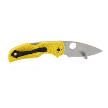 C41PYL5 Spyderco Native 5 Salt yellow folding knife