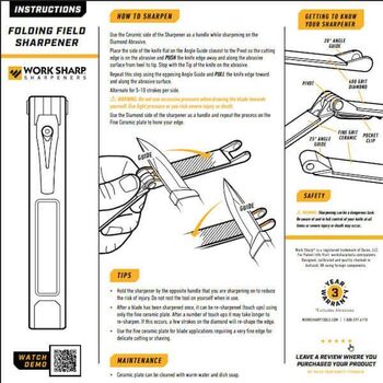 Worksharp Klapp-Handspitzer mit Clip