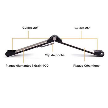 Worksharp Klapp-Handspitzer mit Clip