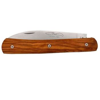 TMC ‘Zen’ series folding knife with olive wood handle