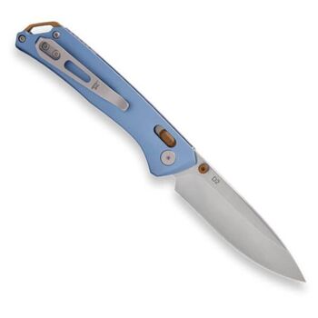 Buck ‘Nomad’ folding knife, blue aluminium