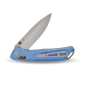 Buck ‘Nomad’ folding knife, blue aluminium