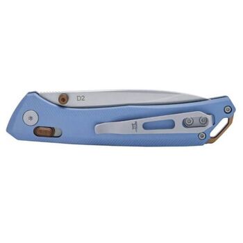 Buck ‘Nomad’ folding knife, blue aluminium