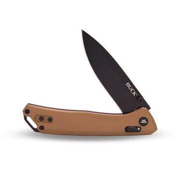 Buck ‘Nomad’ folding knife in bronze-coloured aluminium