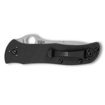 Couteau pliant Spyderco "Starmate" G10 noir Edition limitée « SPRINT RUN 2025 »