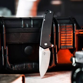 Boker Plus Gemtek Black G10 Folding Knife