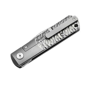 Couteau pliant Boker BRLW Meteorite Damast Platinium Edition