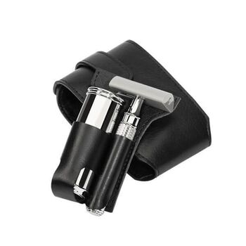 Mühle Sicherheitsrasier-Reiseset, schwarz