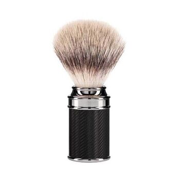 Muhle Tradition 3-piece safety set, chrome-plated, synthetic metal, black