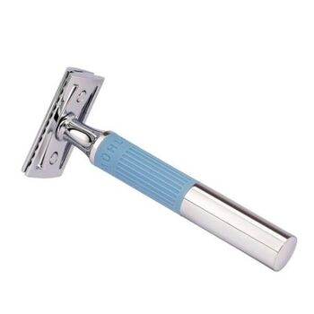 Muhle NEO safety razor, chrome/blue