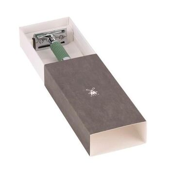 Muhle NEO safety razor, chrome/green