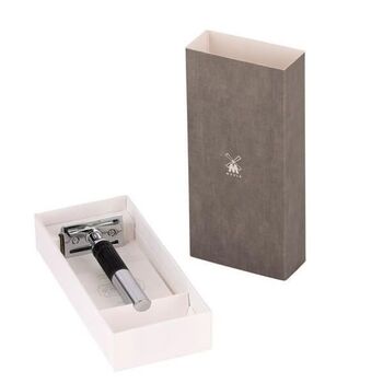 Muhle NEO safety razor, chrome/black