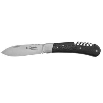 Douris Chastel Le Pionnier Futuriste 2-piece carbon fibre folding knife