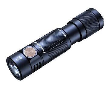 Fenix-Schlüsselanhänger-Taschenlampe, schwarz, 400 Lumen