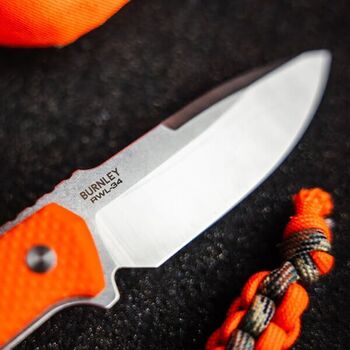 Boker Kiboku G10 Orange Fixed-Blade Knife