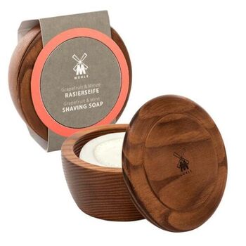 Bol bois et savon à raser Muhle Pamplemousse/menthe