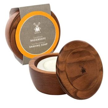 Muhle Sea Buckthorn Wooden Bowl and Shaving Soap