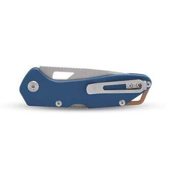 Buck Mustang Folding Knife, Dark Blue Aluminum