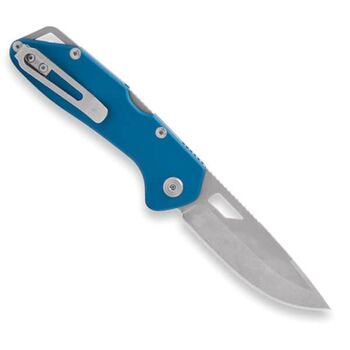 Buck Mustang Folding Knife, Blue Aluminum