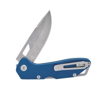 Buck Mustang Folding Knife, Blue Aluminum