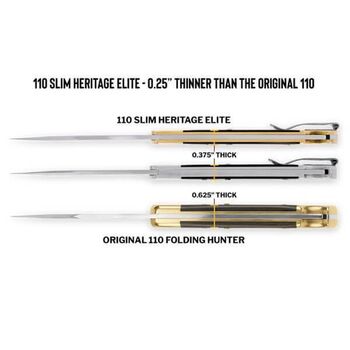 Couteau pliant Buck "110 Slim Heritage Elite"