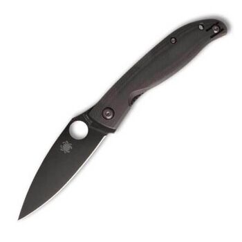 Spyderco "MANTRA 4" Black Folding Knife