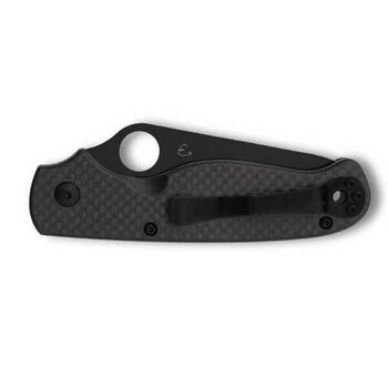 Spyderco "BUTTONUP" Black Folding Knife