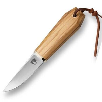 Couteau fixe ELK en Olivier